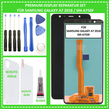 Lade das Bild in den Galerie-Viewer, LCD Display für Samsung Galaxy A7 2018 SM-A750F Touch Screen Bildschirm Glas Black