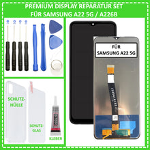 Lade das Bild in den Galerie-Viewer, LCD Display für Samsung Galaxy A22 5G SM-A226B Touch Screen Bildschirm Glas Schwarz