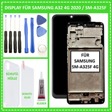 Lade das Bild in den Galerie-Viewer, LCD Display für Samsung Galaxy A32 4G 2020 SM-A325F Touch Screen Bildschirm + Rahmen