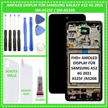 Lade das Bild in den Galerie-Viewer, AMOLED Display für Samsung A52 4G 2021 (SM-A525F) (SM-A526B) LCD FHD Touch Screen Glas