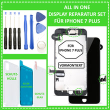 Lade das Bild in den Galerie-Viewer, LCD Display für iPhone 7 Plus VORMONTIERT Retina HD Bildschirm 3D Touch Screen Schwarz Black