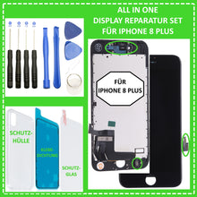 Lade das Bild in den Galerie-Viewer, LCD Display für iPhone 8 Plus Retina HD Bildschirm Glas 3D Touch Screen Schwarz Black