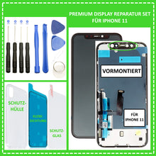Lade das Bild in den Galerie-Viewer, Display für iPhone 11 Retina HD Bildschirm LCD 3D Touch Screen in Schwarz Black
