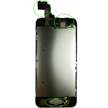 Lade das Bild in den Galerie-Viewer, LCD Display für iPhone 5C VORMONTIERT Retina Bildschirm Touch Screen Glas in Schwarz Black
