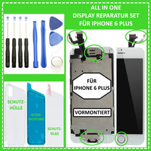 Lade das Bild in den Galerie-Viewer, LCD Display für iPhone 6 Plus VORMONTIERT Retina HD Bildschirm 3D Touch Screen Glas in Weiß White
